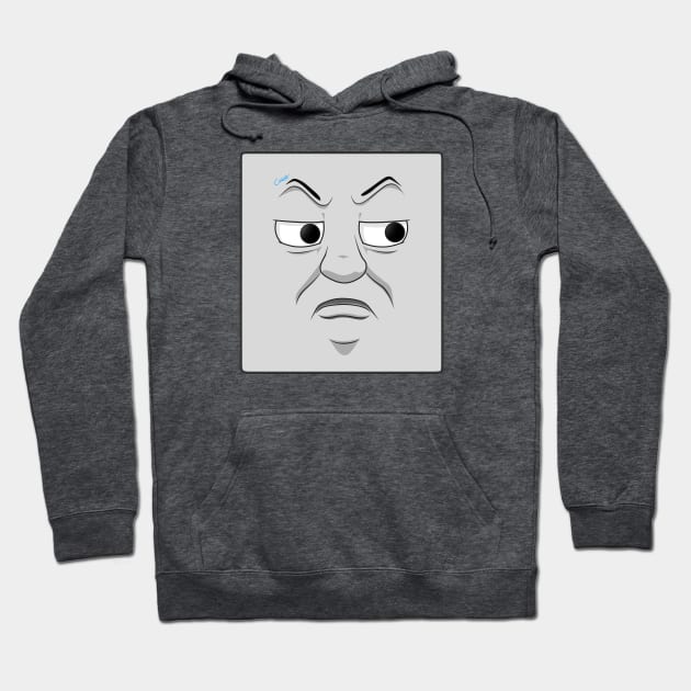 Diesel annoyed face Hoodie by corzamoon